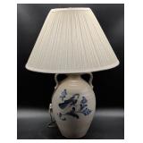 Ethan Allen Pottery Table Lamp With Shade