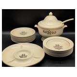 Pfaltzgraff Ceramic Dinnerware Set with Tureen