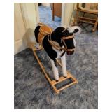 Plush Rocking Horse with Saddle and Tack