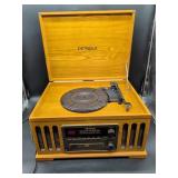 Detrola Wooden Turntable Music System
