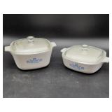 Corning Ware Blue Cornflower Casserole Set