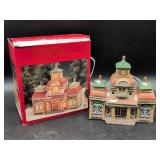 Hand-Painted Dickens Station Lighted House