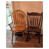 Wooden Windsor-Style Chairs