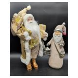 Santa Claus Figurines, Mixed Materials