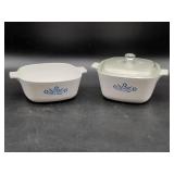 Corning Ware Blue Cornflower Casserole Dishes