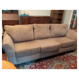 Three-Seat Corduroy Fabric Sofa