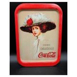 Coca-Cola Metal Drink Tray 1989