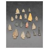 16 Stone Arrowheads