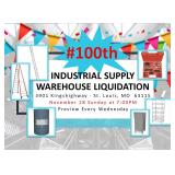 Industrial Supply Warehouse Liquidation #100