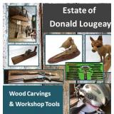 Estate Donald Lougeay - Wood Carving and Tools