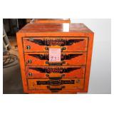 Metal Cabinet and Contents