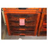 Metal Cabinet and Contents