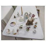 MISC FIGUIRINES, GLASS & HOME DECOR