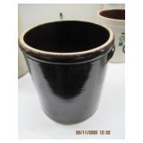 VINTAGE HANDLED CROCK - VERY NICE