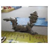 2" PEWTER CLOWN -VERY NICE