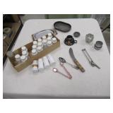 SPICE JARS & MISC KITCHEN ITEMS