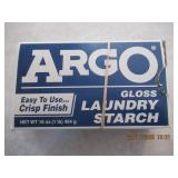 QTY 2 VINTAGE LAUNDRY SOAP-"MRS. STEWARTS" & ARGO