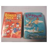 QTY 2 KIDS LITTLE BIG BOOK "DONALD DUCK IN VOLCANO