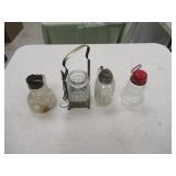 VINTAGE KITCHEN JARS QTY (4)