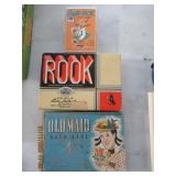 QTY (3) VINTAGE GAMES-"OLD MAID CARD GAME", ROOK C