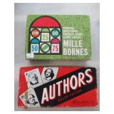 QTY (2) VINTAGE GAMES-"AUTHORS SALEM EDITION" & "M