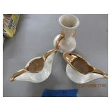 (3) VINTAGE PORCELAIN #70 CREAM, #71 SUGAR, #04 PI