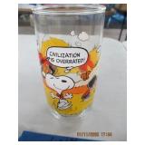 VINTAGE PEANUTS/CAMP SNOOPY COLLECTION GLASS