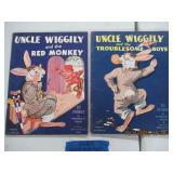 QTY 2 UNCLE WIGGILY (1943) "RED MONKEY" & "TROUBLE