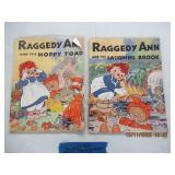 QTY 2 RAGGEDY ANN (1914) "AND THE HAPPY TOAD" AND
