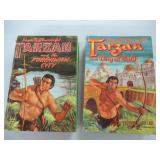 QTY 2 CLASSIC HARDBACK BOOKS "TARZAN & THE CITY OF