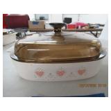 CORNINGWARE OVENWARE W/LID A-10-B 2.5 LITER