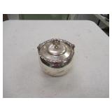 SILVER PLATED CRACKER CONTAINER 6" TALL
