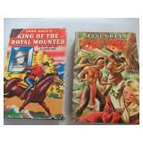 QTY 2 CLASSIC ZANE GREY HARDBACK BOOKS "KING OF TH