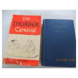 QTY 2 CLASSIC HARDBACK BOOKS "THE THURBER CARNIVAL