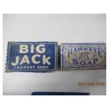 QTY 2 VINTAGE BAR SOAP-"BIG JACK LAUNDRY SOAP" &