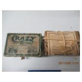 QTY 2 VINTAGE BAR SOAP-"CRAZY WATER CRYSTALS" & "G