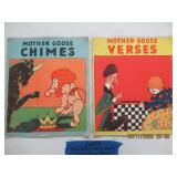 QTY 2 CHILDRENS BOOKS "MOTHER GOOSE CHIMES" & "MO
