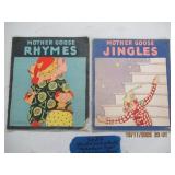 QTY 2 CHILDRENS BOOKS "MOTHER GOOSE JINGLES" & "MO