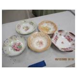 QTY (5) VINTAGE BOWLS