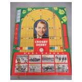VINTAGE-"THE CROSBY DERBY GAME BOARD-GAME BOARD ON