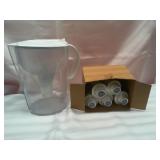 Kirkland Water pitcher/ filter w filters