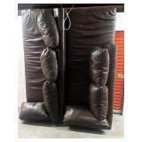 Leather Sectional Couch w/ottoman