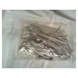 bag of metal straws and crackers
