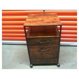 File Cabinet on Wheels - 2 drawers
