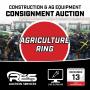 RES Equipment Consignment Auction - Ag Ring