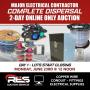 Major Electrical Contractor Complete Dispersal 2-Day Online Only Auction - Day 1