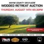 Wayne County 126.9-Acre Wooded Retreat Auction