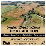 Hopkins Absolute Hillsdale Home Auction