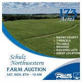Schulz Northwestern 173 Acre Farm Auction