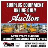 Surplus Equipment Online Only Auction
